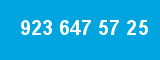 923 647 57 25 923 647 57 25